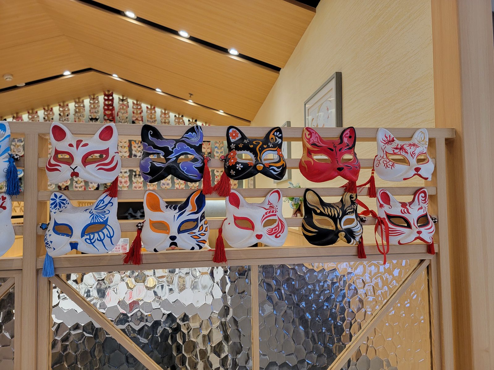 Fox masks for sale at the mall