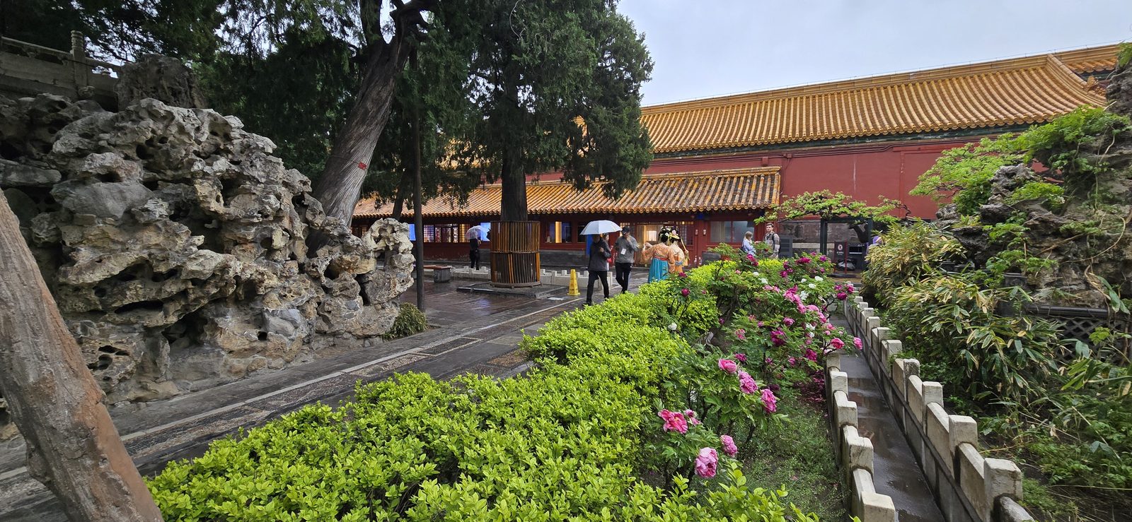 The rock garden in the Imperial Garden, Forbidden City