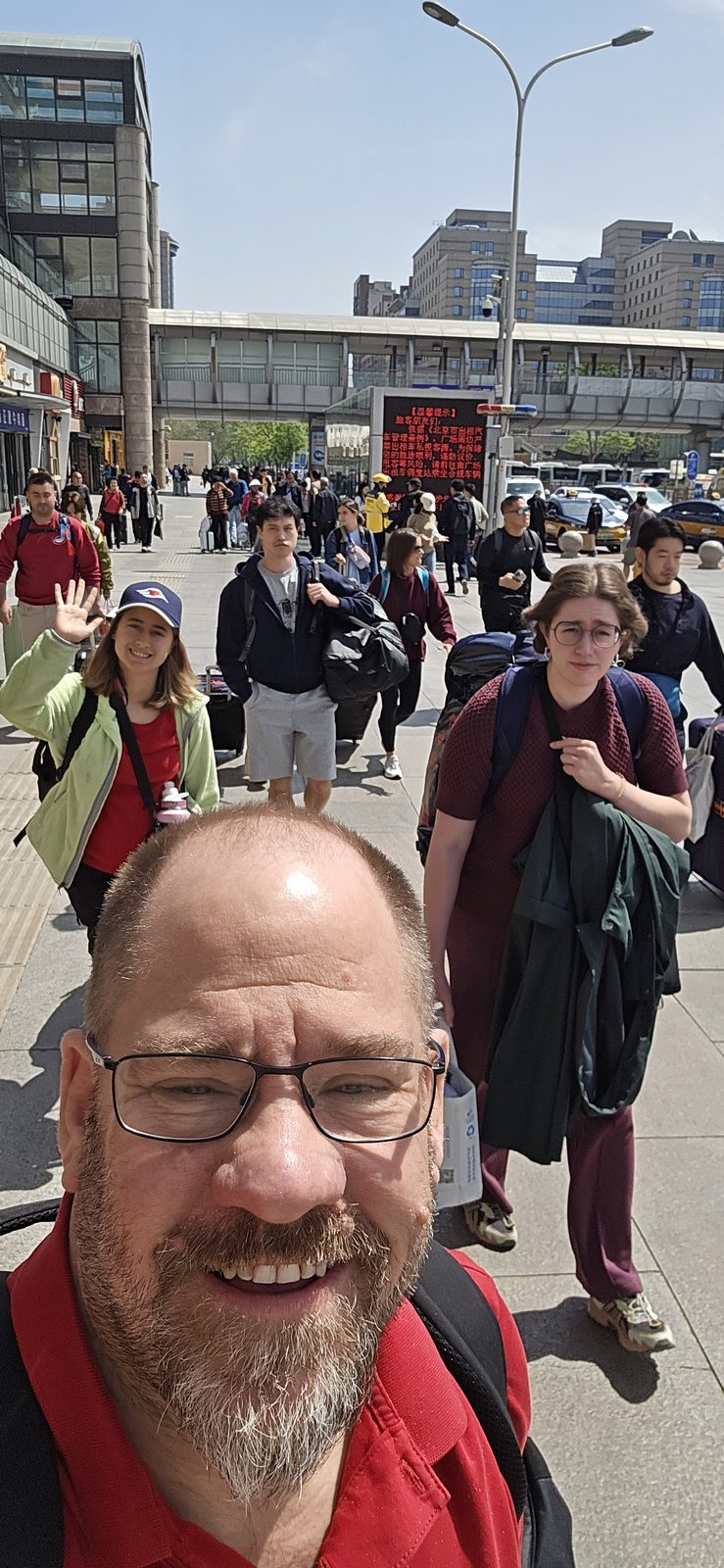 Crowds at Beijing West Railway Station
