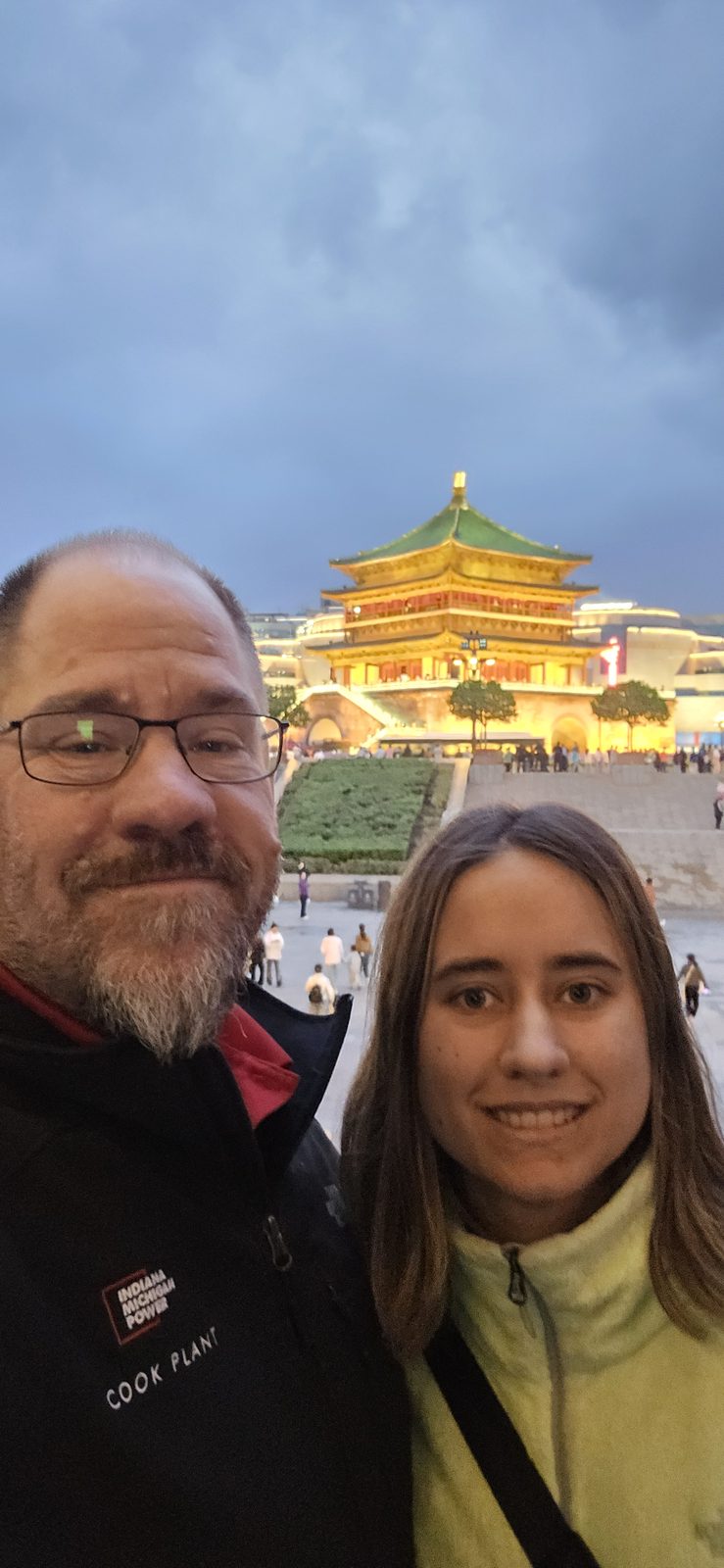 Michael and Lisa at the Bell Tower