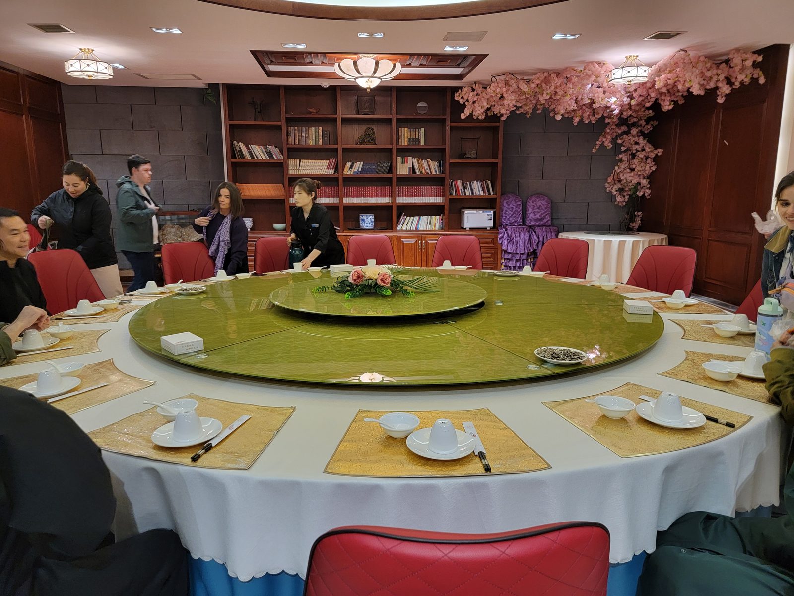 Dinner with the group in Xi'an