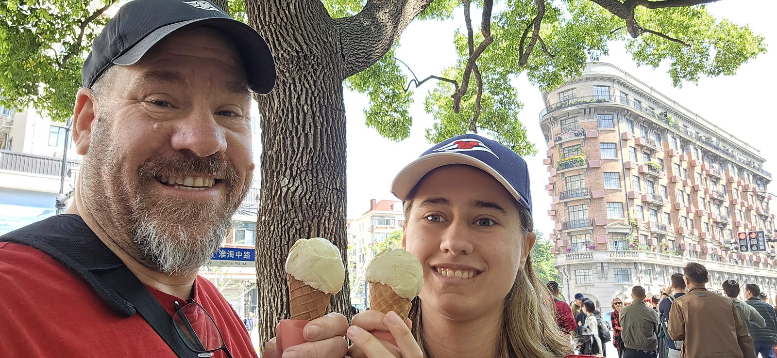 Ice cream break with Lisa