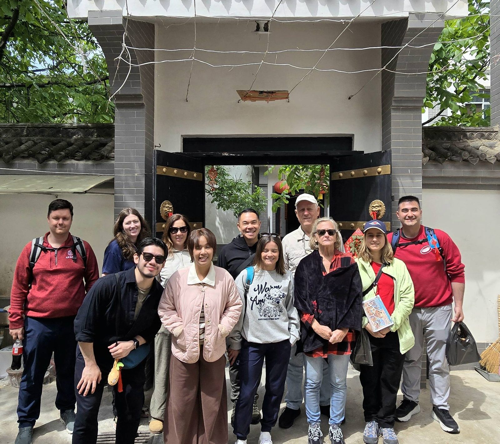 The tour group
