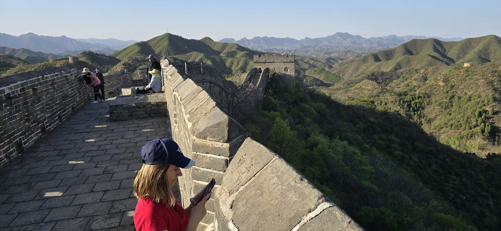 Lisa on the Jinshanling Great Wall