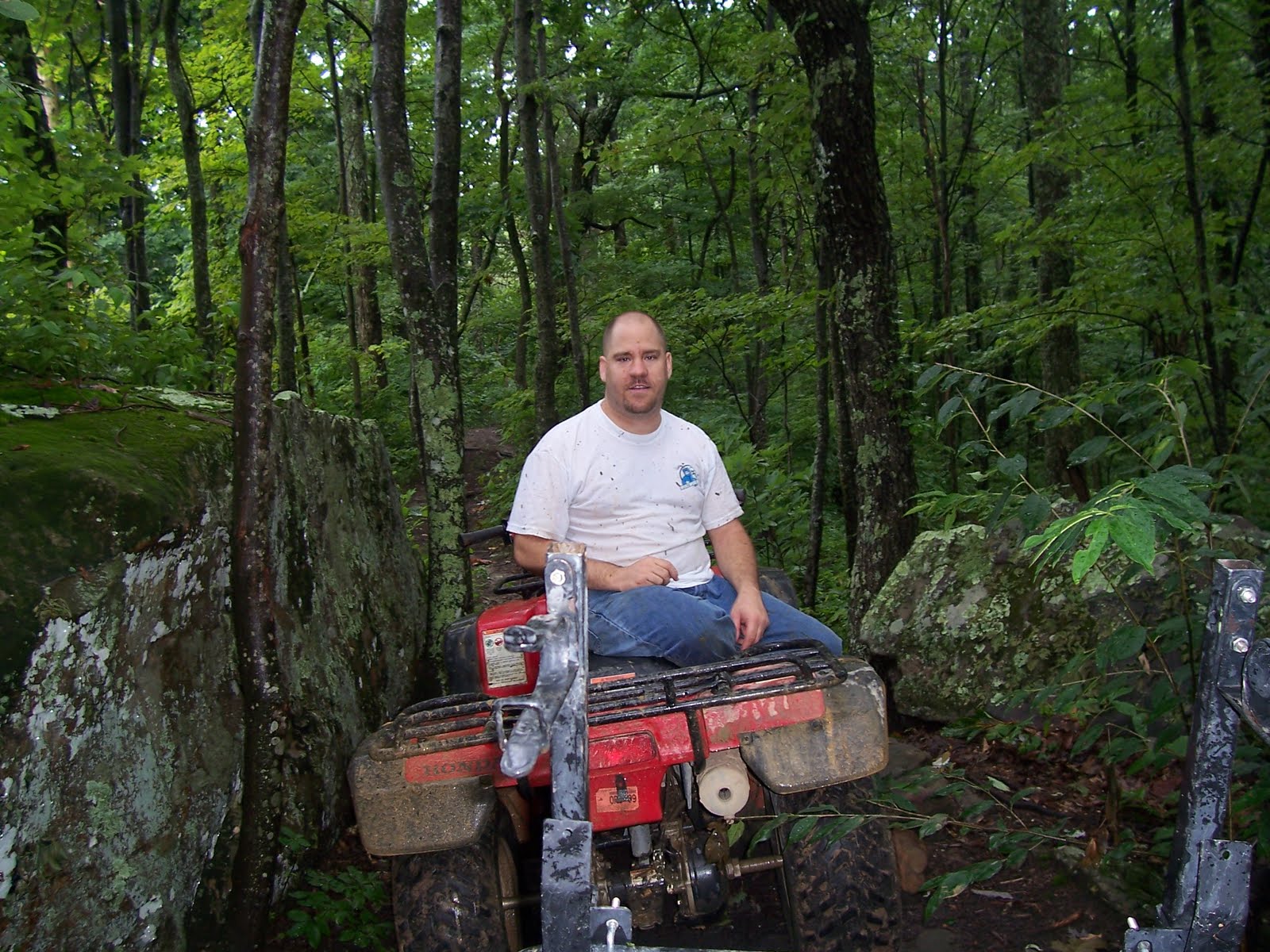 Working deeper into Royal Blue on the ATV