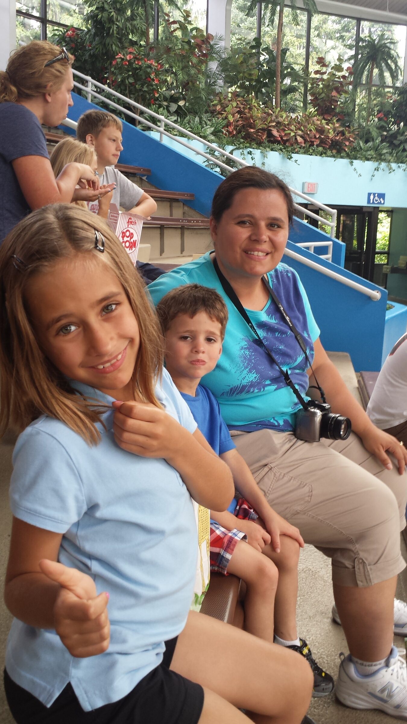 Kathy, Lisa and Thomas at Brookfield Zoo
