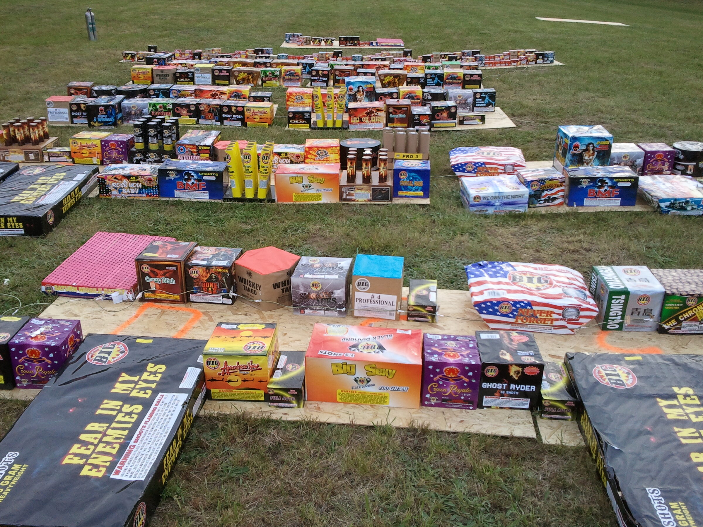 The whole 2011 show, laid out and ready